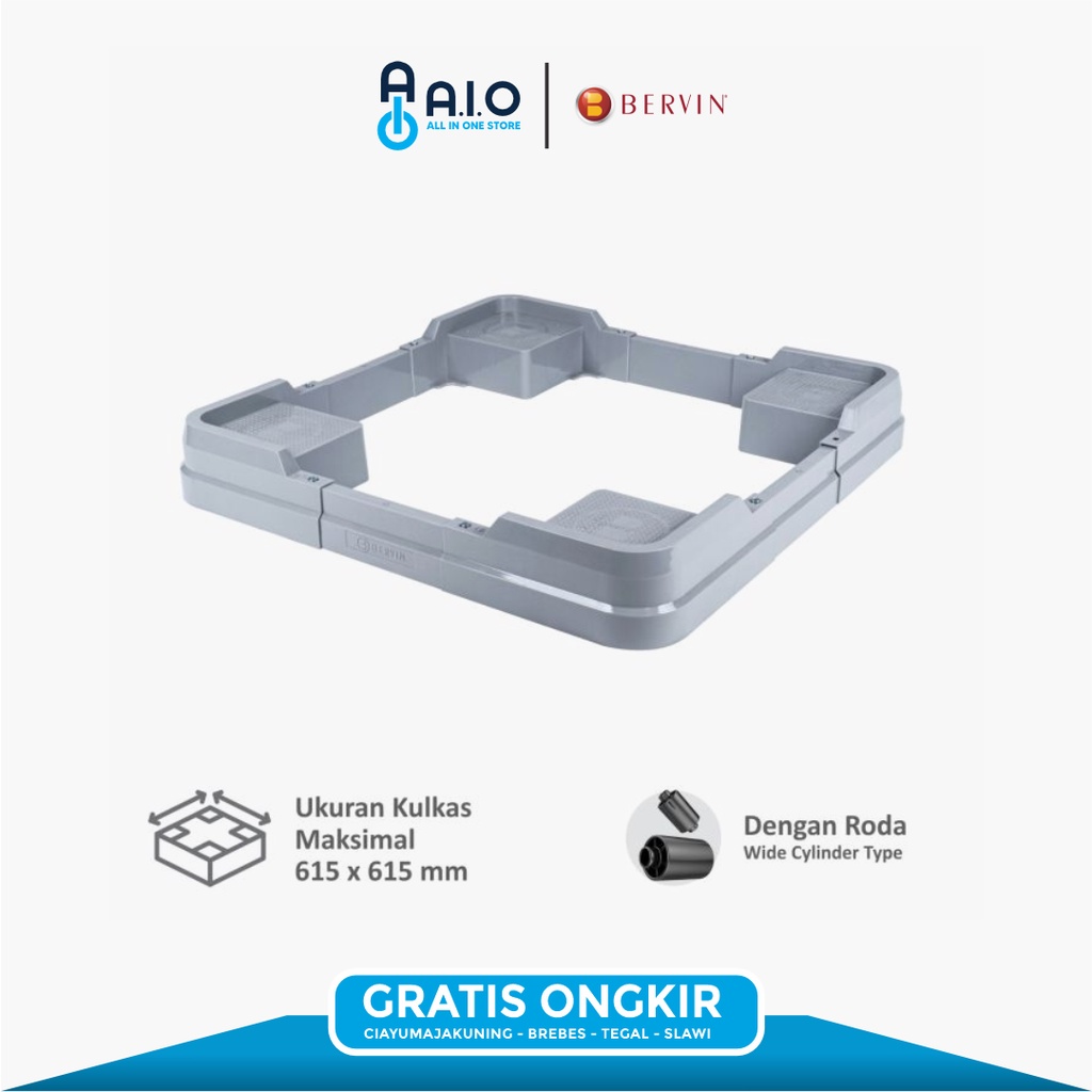 BERVIN - BRACKET KULKAS - BRSA 70 GREY