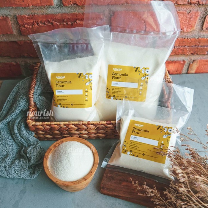 

[Big Sale] Semolina Flour / Tepung Semolina 1kg