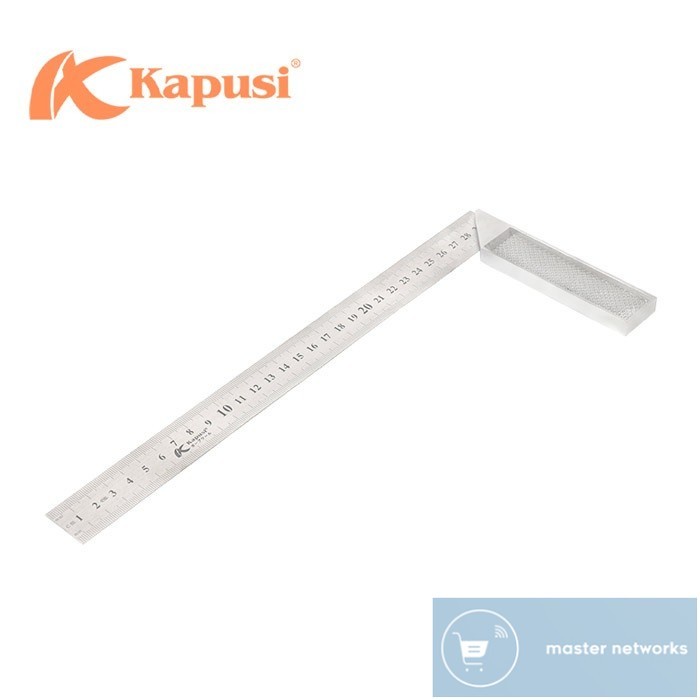 

Kapusi K-2603 Penggaris Siku 30cm Siku Tukang 12 Inch