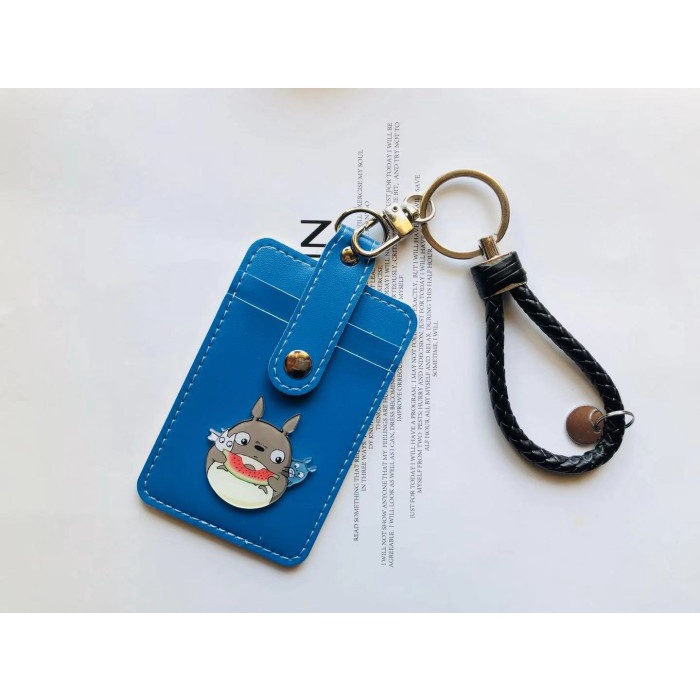 

BEST SELLER- ID card holder totoro/ gantungan kartu /lanyard/ name tag/tempat kartu - BIRU D