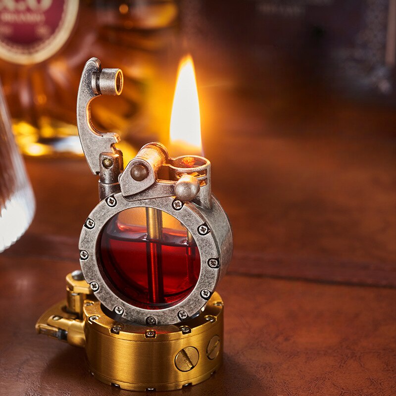 

Bisa Cod - Korek Api Exclusive Korek Api Gas Ada Denting Vintage Body Transparant lighter Classic