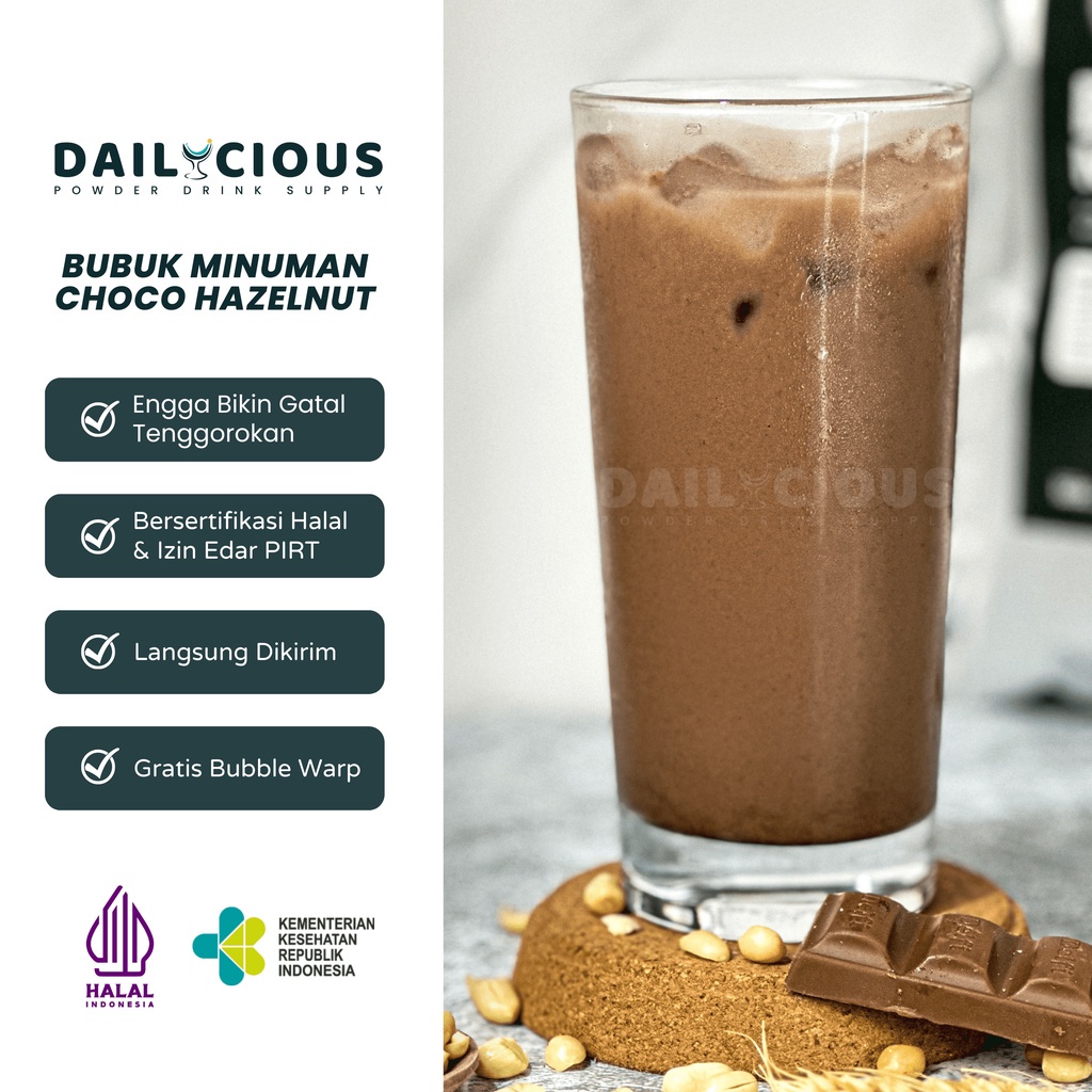 

COD Bubuk Minuman Cokelat Hazelnut - Powder Chocolate Hazelnut Dailycious