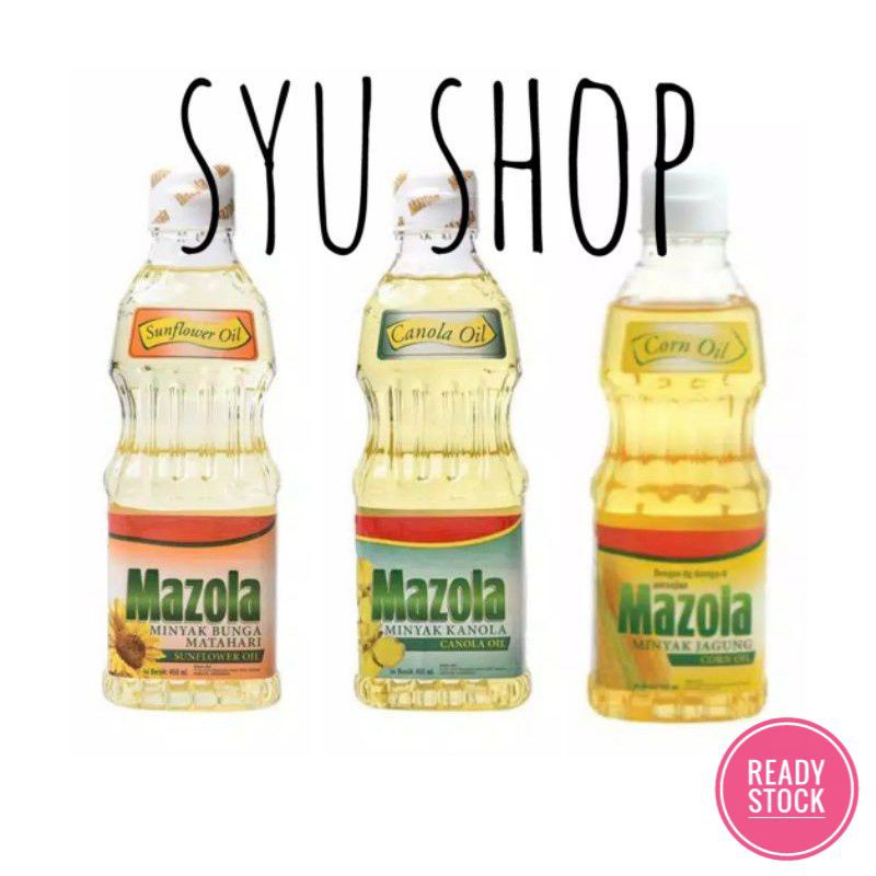 

COD Mazola canola corn soybean sunflower oil 450 ml minyak kedelai jagung biji bunga matahari mpasi