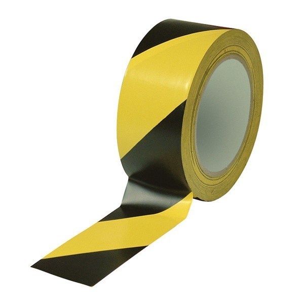 POLICE LINE 3 INCH HITAM KUNING BARRICADE GARIS POLISI MIWA