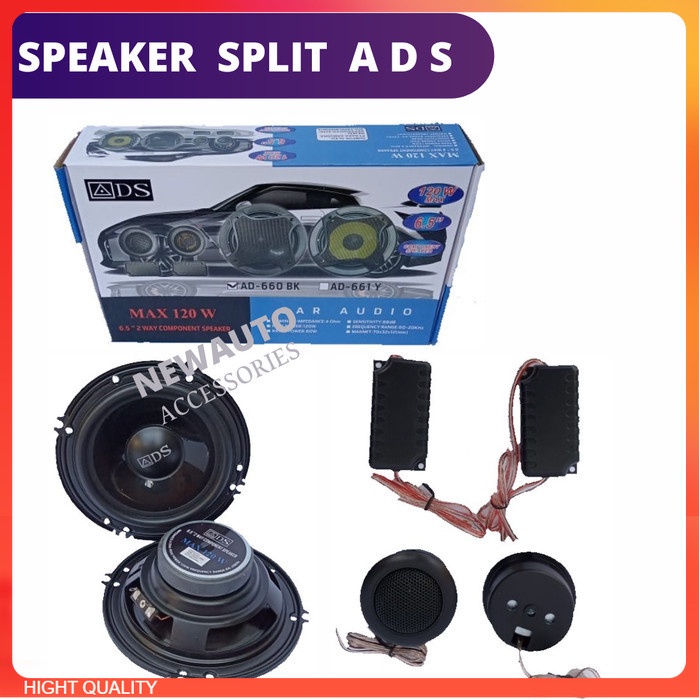 Speaker Split mobil ADS Component 2 way termurah