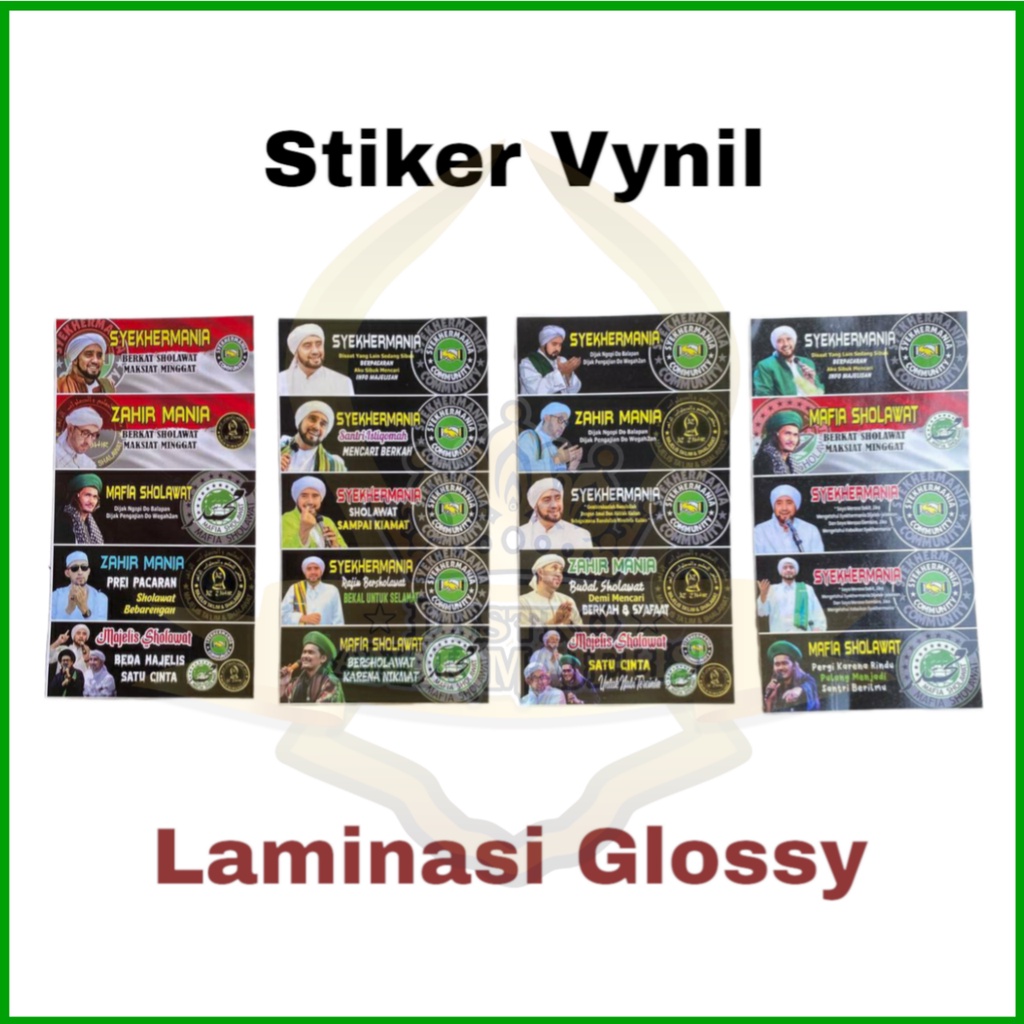 Stiker Mafish / Stiker Syekher / Stiker Syekhermania Hologram / Stiker Syekhermania Custom / Stiker 