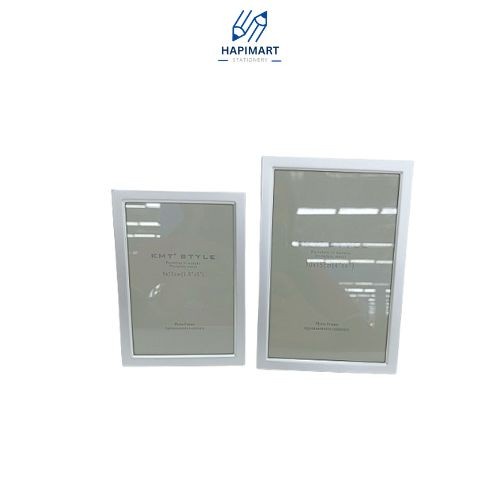 Gift Decor Bingkai Foto Persegi Mini Frame Photo Silver Minimalis - 9 x 13 cm