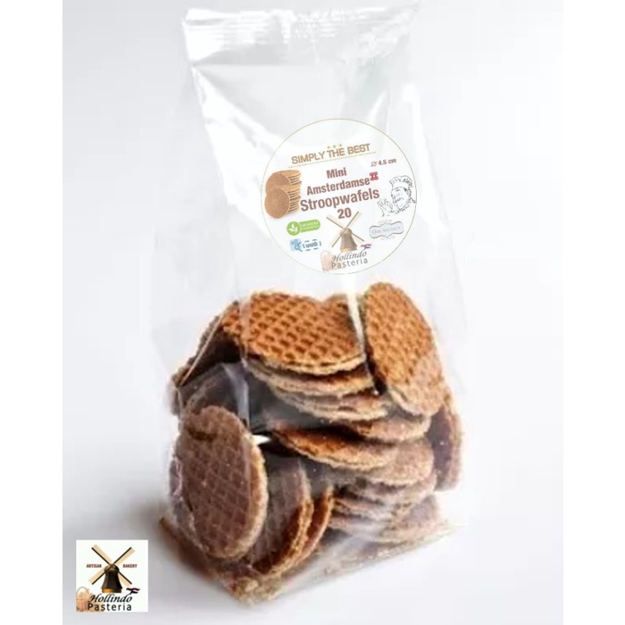 

Dutch Amsterdamse Caramel Mini-Stroopwafels