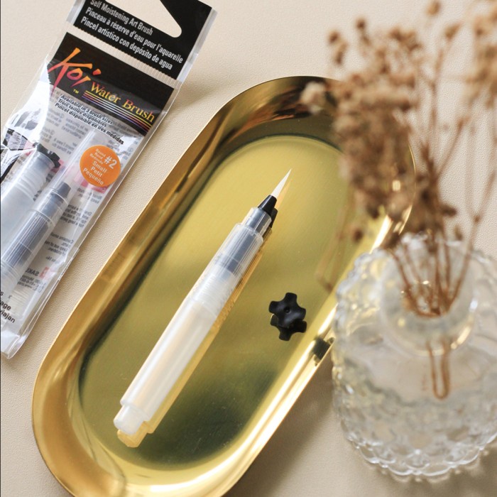 

Andrian Koi Water brush Small No 2 Brush Calligraphy Brush Watercolor