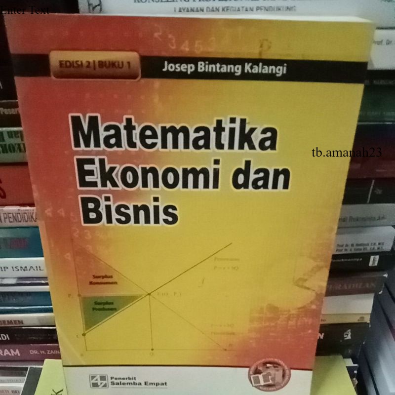 Buku MATEMATIKA EKONOMI DAN BISNIS