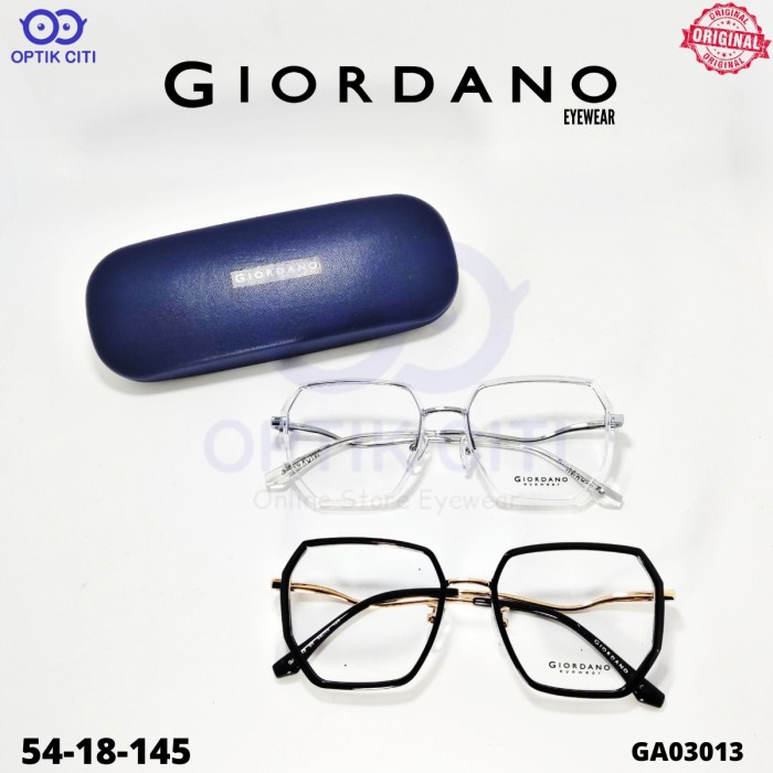 Frame Kacamata  Wanita kotak GIORDANO GA 03013 Original