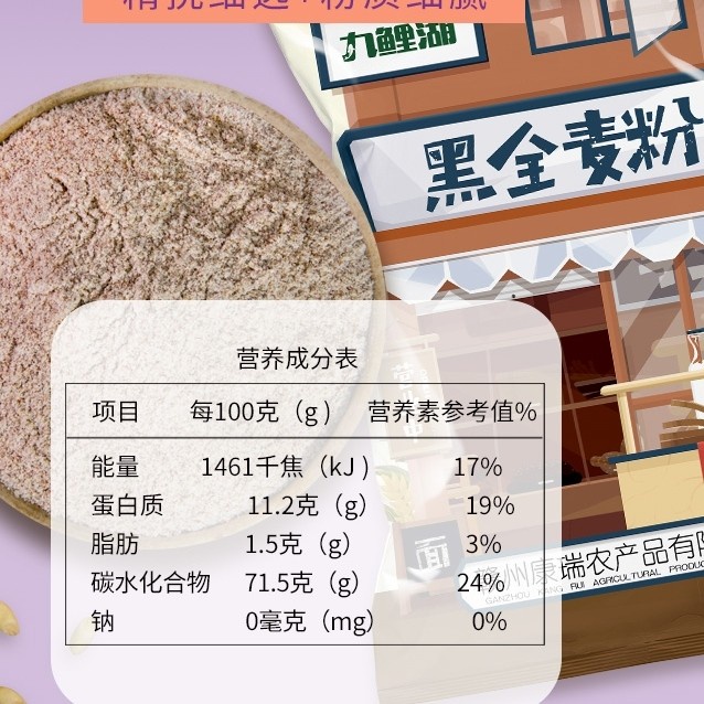 

Best Seller[PROMO] Tepung Soba Buckwheat flour/Qiao Mai Fen 荞麦粉 - Black 500g