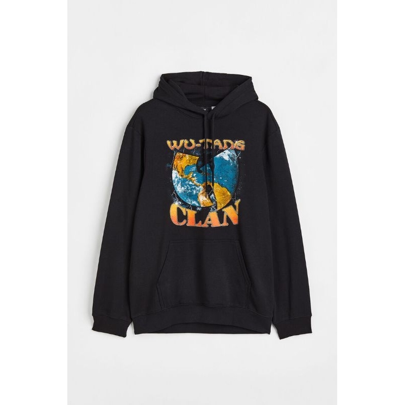 HOODIE HM BLACK MOTIF SABLON CLAN WU TANG