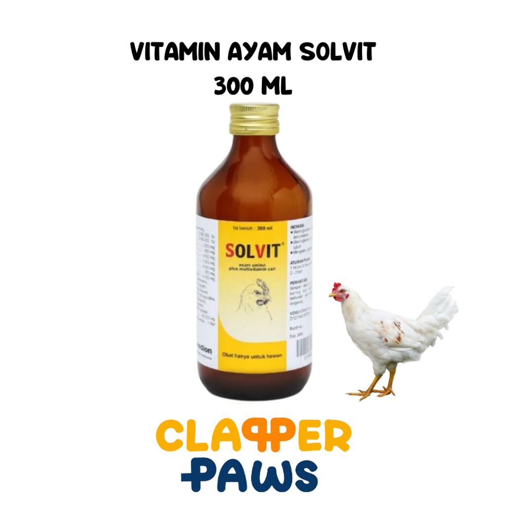 Vitamin Ayam Solvit 300ml - Medion