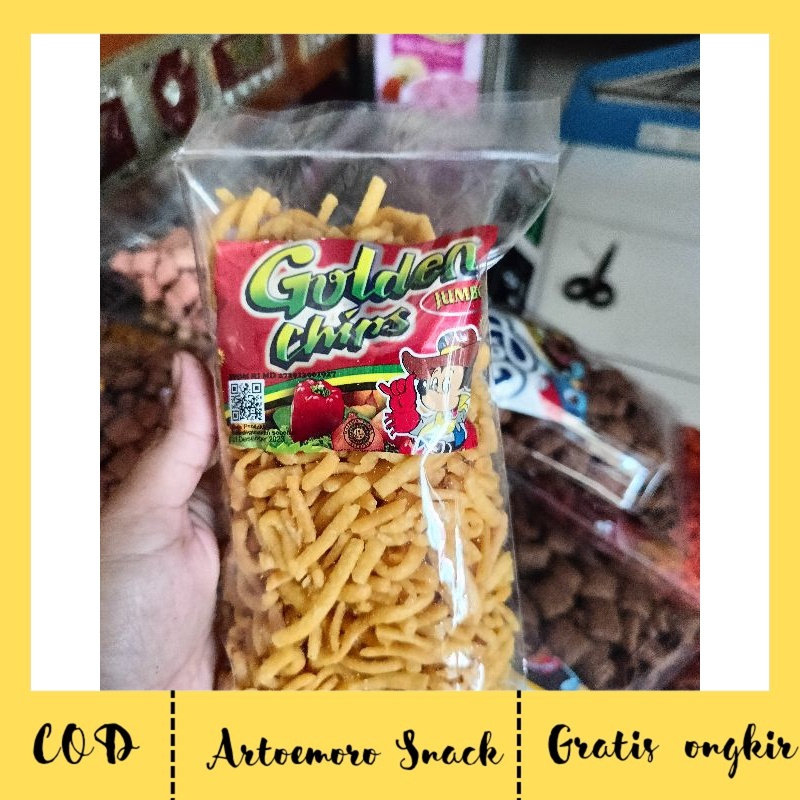 

AS Golden Chips / Potato Chips stik kentang jajan Jadul Jaman SD 230 gram