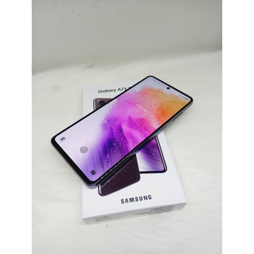 Samsung a73 256gb 5g lte hp handphone second bekas garansi resmi sein samsung indonesia