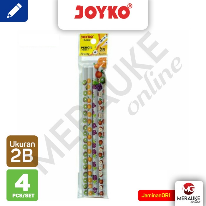 

Pensil JOYKO Fruity P-109 (1 Set Isi 4 Pcs)