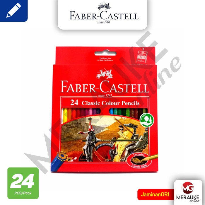

Faber Castell Pensil Gambar Classic 24 Warna Panjang