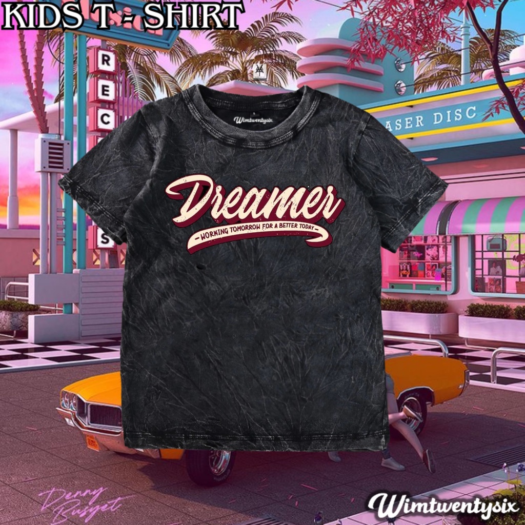 kaos dreamers washing vintage tee | kaos anak | baju anak