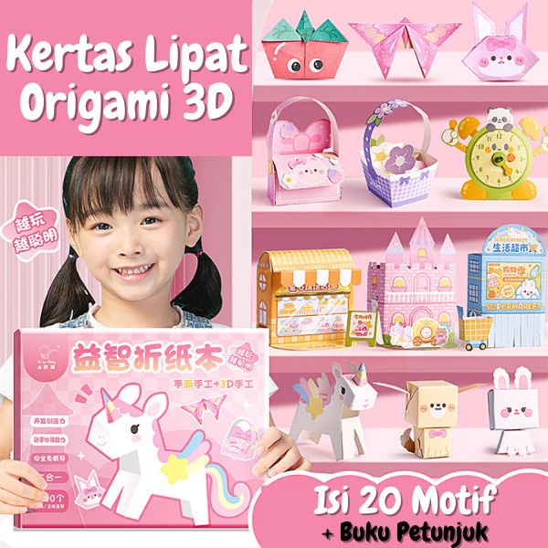 

Kertas Lipat Origami 3D Kartun Animal Mainan DIY Edukasi Anak ST0104