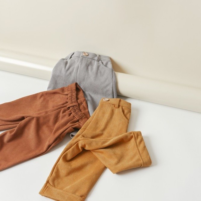 KOIRA CELANA Panjang Anak Bawahan Corduroy Anak Bayi Unisex - Mustard, 110