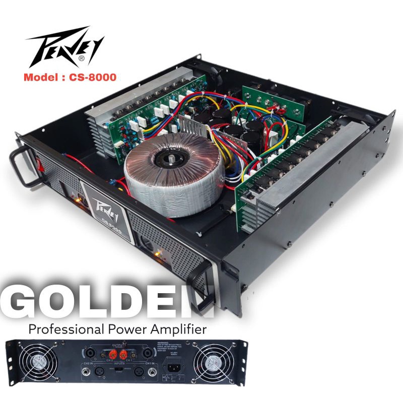 Power Peavey CS 8000HZ Amplifier Peavey CS 8000 HZ