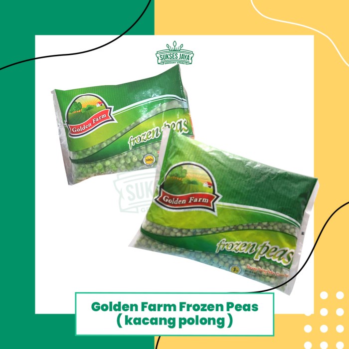 

Kacang Polong Golden Farm Frozen Peas