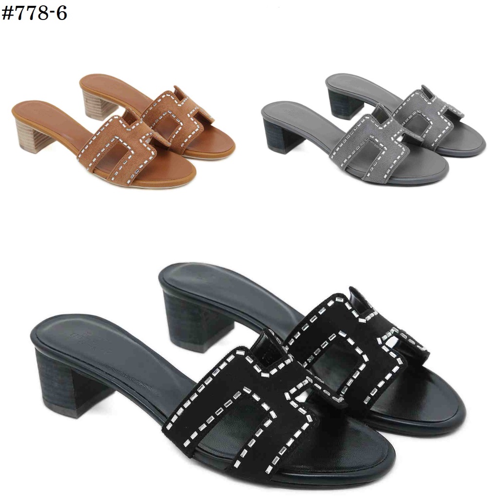 PB Sandal Wanita #778-6 Oasis Kualitas: Semi Platinum Material: Kulit Lengkap: Box, Paperbag, Invoic