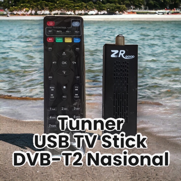 (NEW)- USB TV STICK TUNER TV DIGITAL NASIONAL DVB-T2.