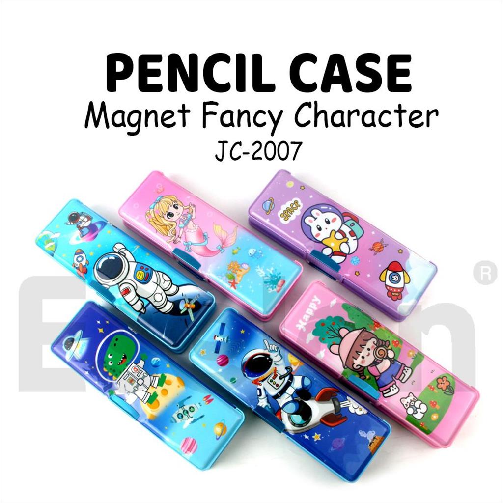 

[ES.JKT] Kotak Pensil Magnet Karakter JC-2007 / Tempat Pensil Tanpa Rautan JC-2007