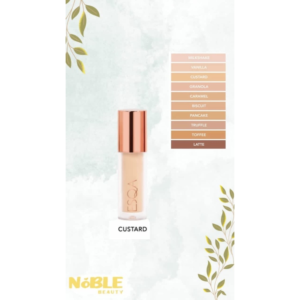 Esqa flawless liquid mini concealer custard