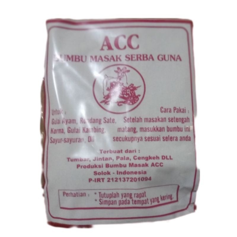 

Bumbu Serbaguna ACC 1Kg