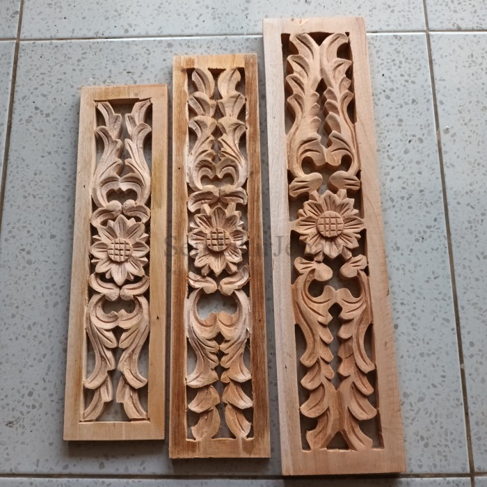 Ukiran Kayu Ornamen Ukir Loster Ukir Keping Loster Roster Kayu Custom SU3243