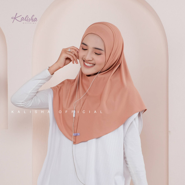 E&A BELLA REGINA by Kalisha - Jilbab Helma Jumbo Sport Masker Headset Jersey