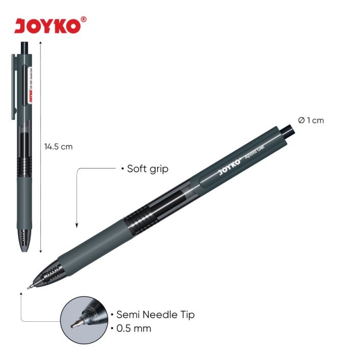 

Gel Pen Pulpen Pena Joyko GP-355 Apola Gel 0.5 mm