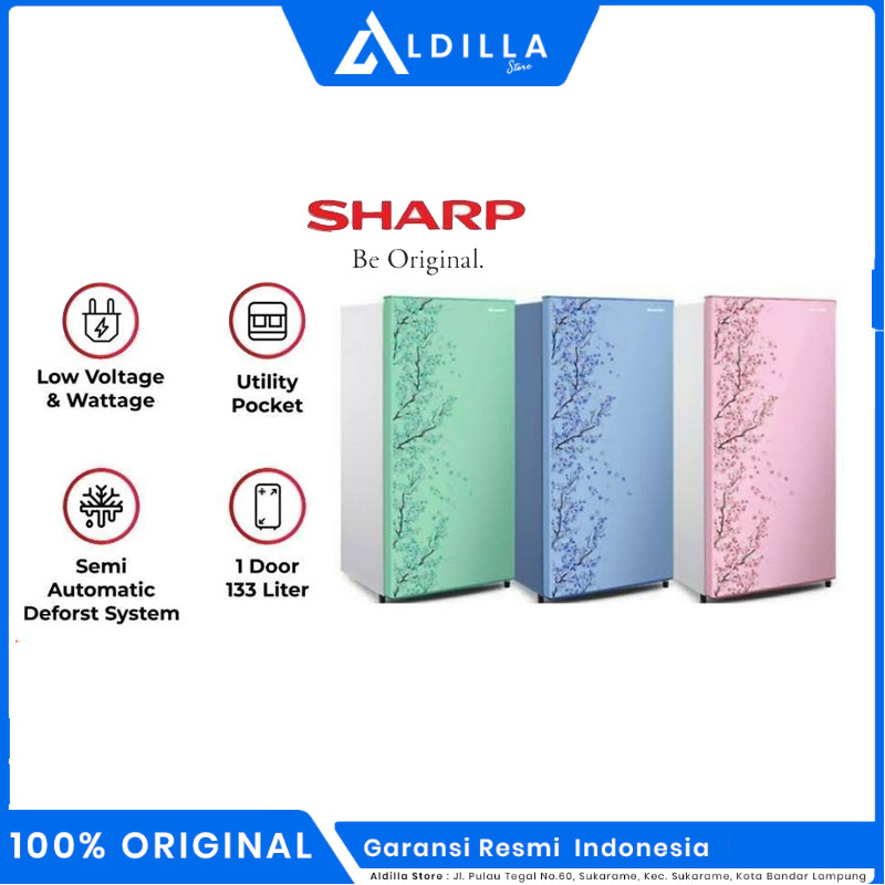 Kulkas 1 pintu sharp sj-162nd Kulkas sharp 1 pintu 162nd GARANSI RESMI