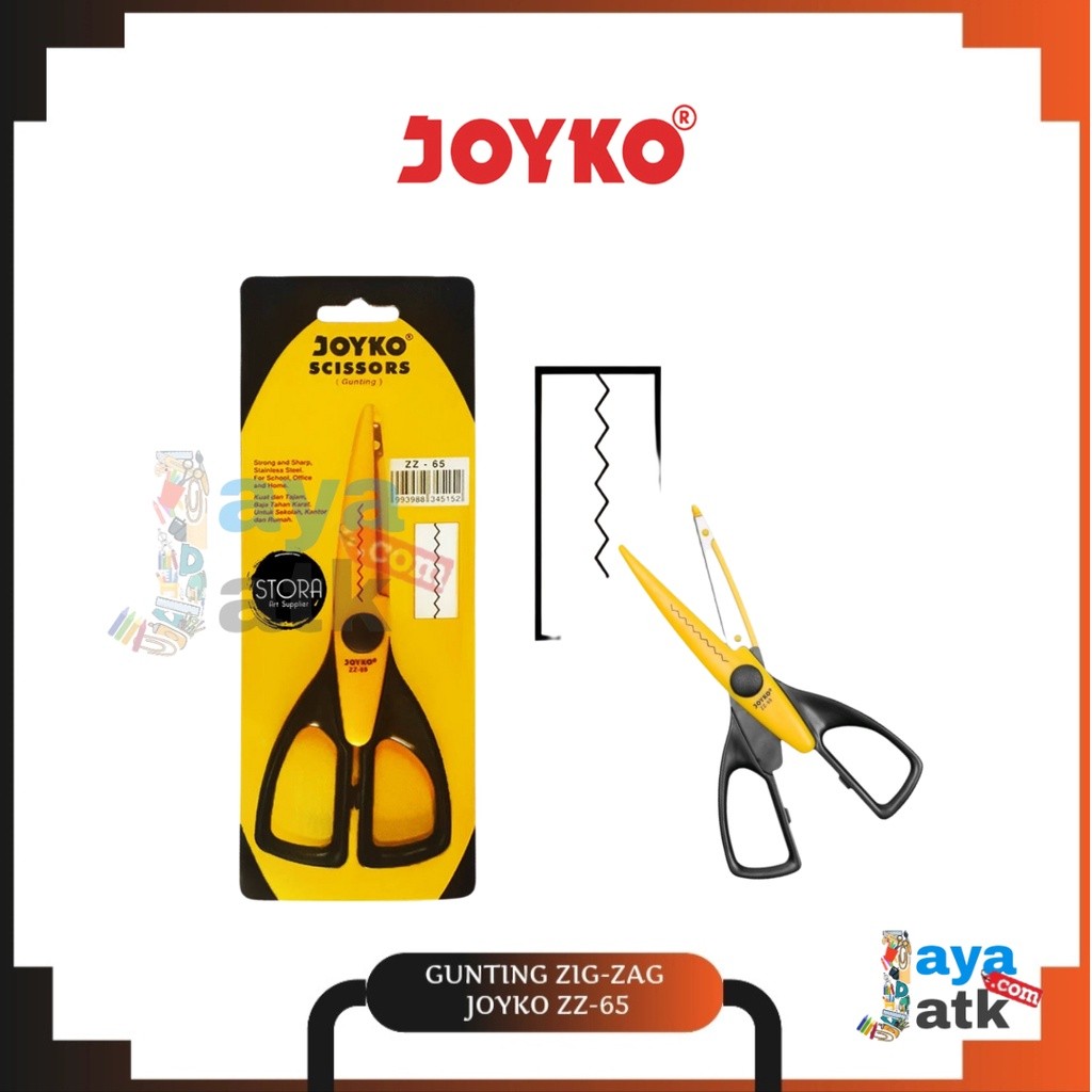 

Gunting / Scissors Zig Zag Bergerigi - Joyko ZZ-65