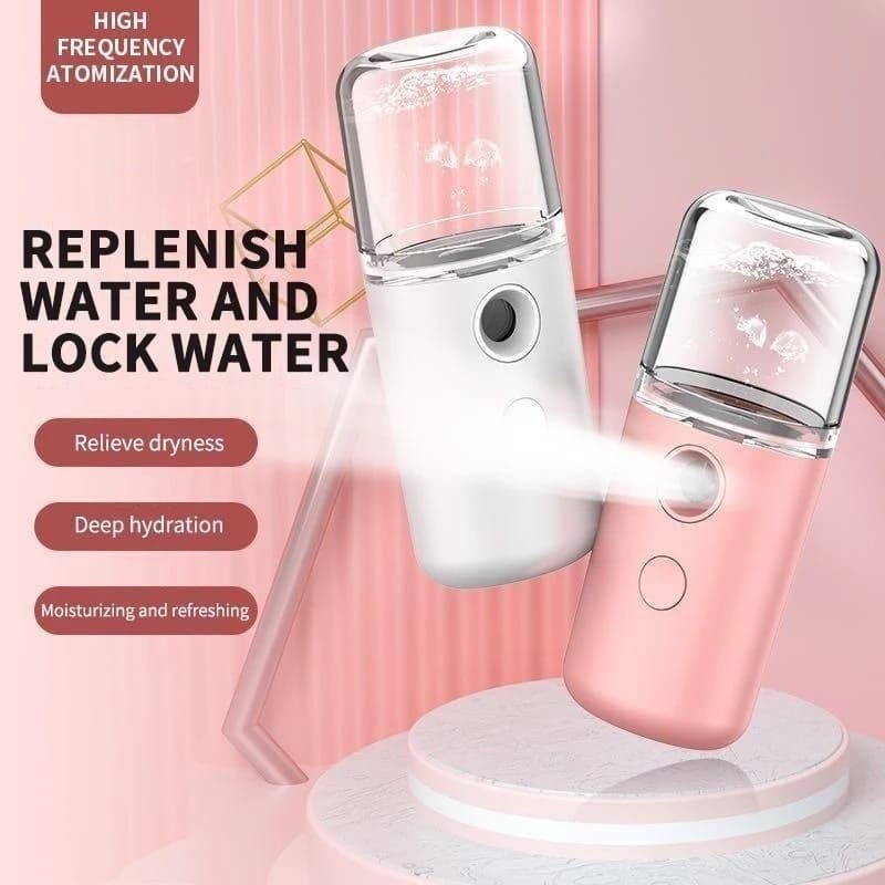 [COD/Instan] - NANO SPRAY PORTABLE WATER METER SEMPROT PERAWATAN WAJAH FACE MIST SPRAY NANO Mist Spr