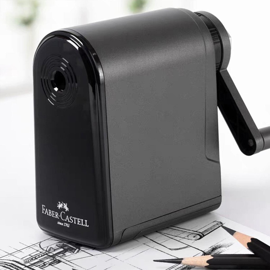 

Faber Castell Manual Pencil Sharpener,Adjustable Cutter Head for Artist Charcoal,Sketch Pencil Desktop Supplies Stationery