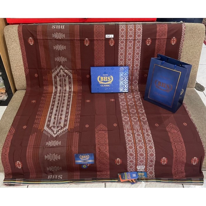 TERMURAH SARUNG BHS CLASSIC JAGUARD JAQUARD JAGUAR - Merah