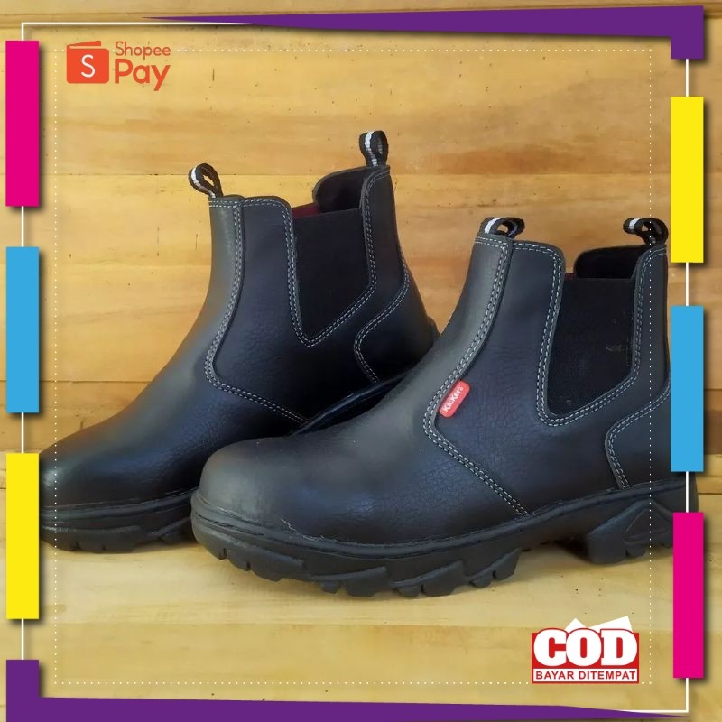 [PREMIUM ORIGINAL] sepatu safety boots kerja pria,sepatu safety boots pria,sepatu boots tinggi