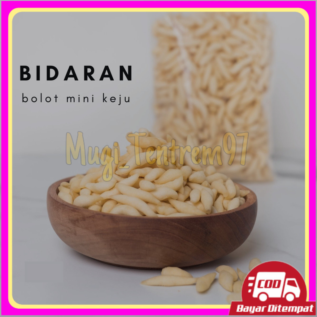 

Bidaran Keju Mini / Bolot Keju Mini Anak / Telur Gabus Keju 1 KILOGRAM