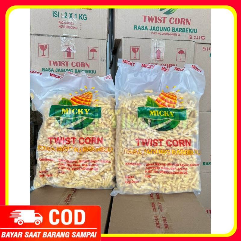 

1kg twist corn jagung bakar original tes