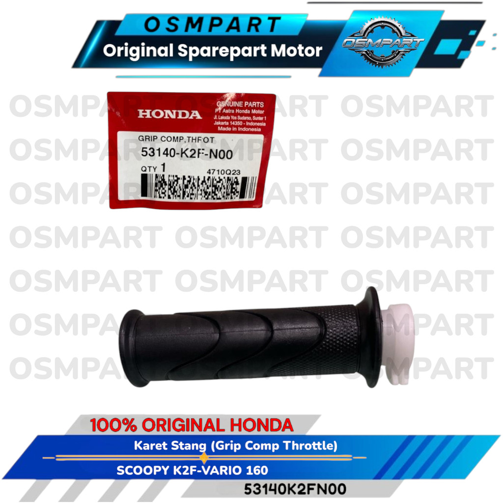 HANDGRIP HAND GRIP KANAN SCOOPY K2F VARIO 160 K2S HONDA 53140K2FN00 ORIGINAL