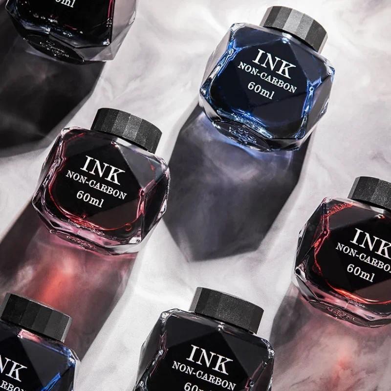 

HONGDIAN 60/18ml Fountain Pen Ink High Quality Various Colors Glass Bottled Ink Pen Refill Cartridge Office School Ink Supplies