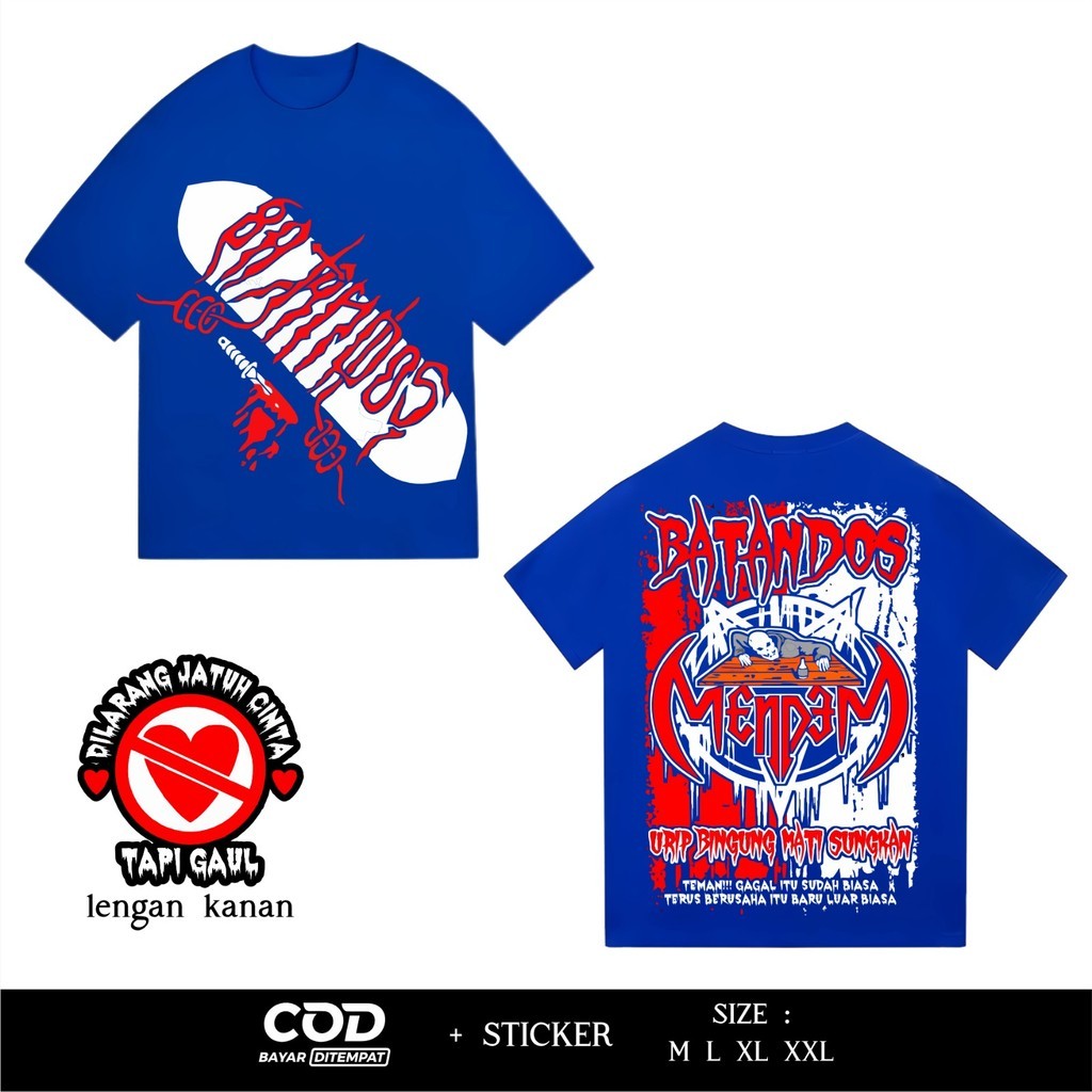 Kaos Netral Batandos Mendem Desain Terbaru By Sun Distro