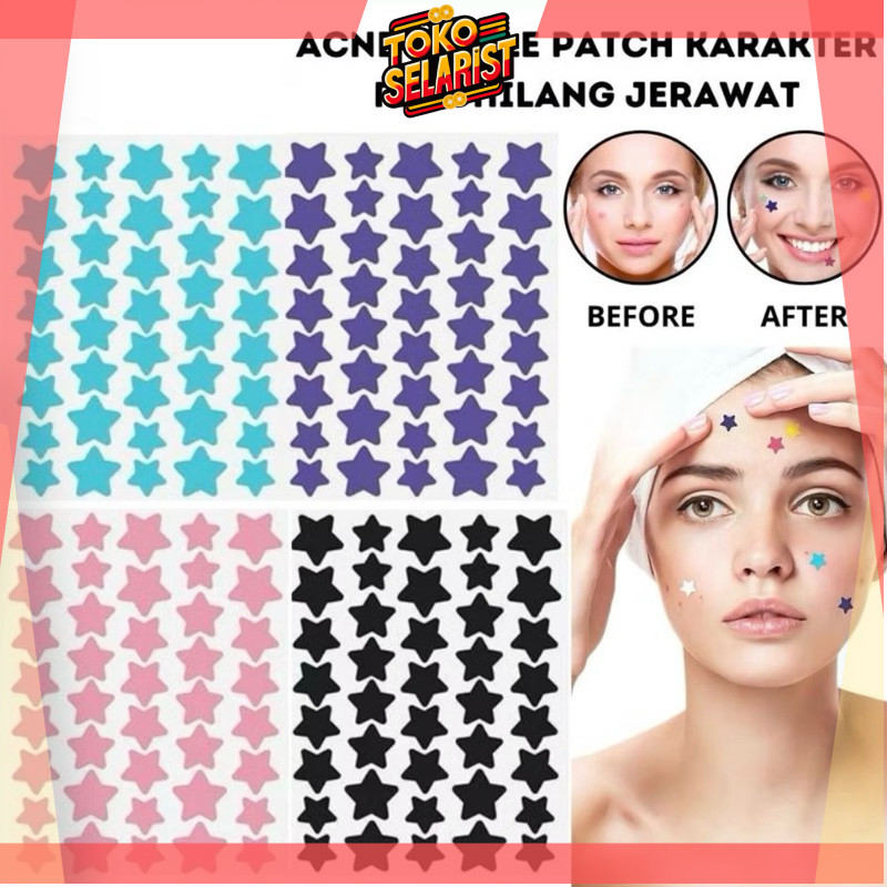COD makassar Acne Pimple Patch 1 Lembar Isi 36 Patch / Stiker Jerawat Hydrocolloid / Sticker Perawat