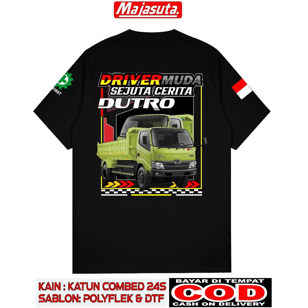 KAOS DRIVER MUDA HINO DUTRO SABLON DTF KAOSKEREN KAOSDISTRO KAOSDRIVERTRUCKANDPICKUP