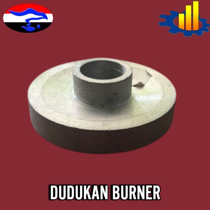 DUDUKAN BURNER KOMPOR GAS QUANTUM 80MM