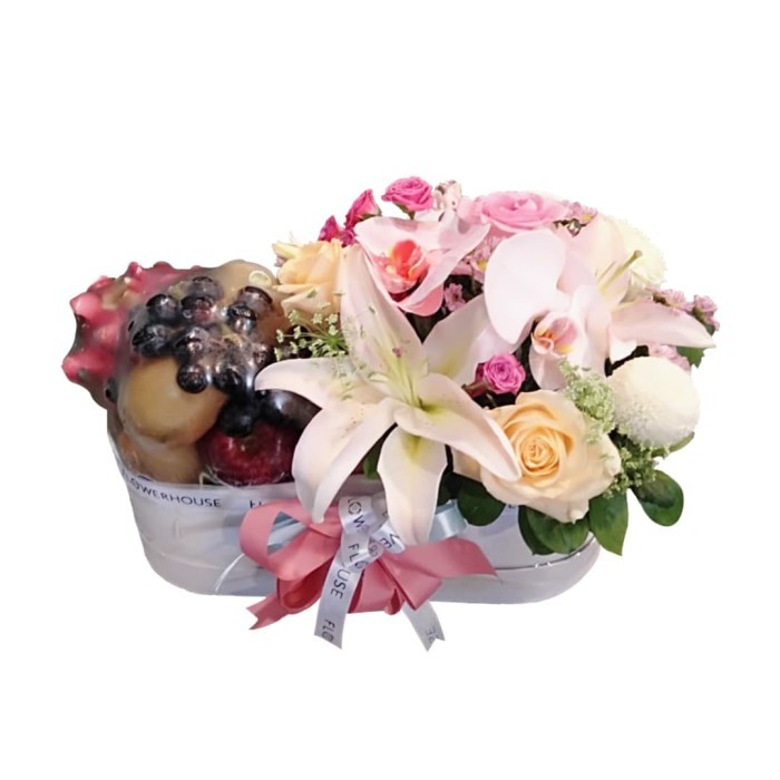 

GIVEN FRUIT HAMPER | Parsel Parcel Buah Bunga Ulang Tahun Lebaran GWS